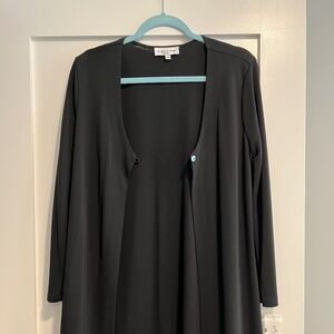 NWT Harlow Petite/Small Black Single-Button Cardigan